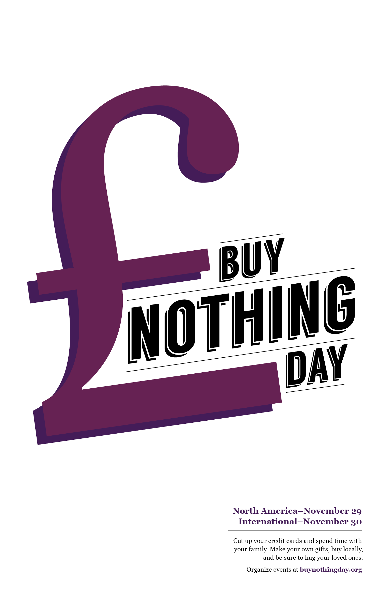 Buy Nothing Day Poster Two
